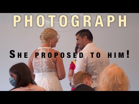 She proposed to him! (PHOTOGRAPH COVER)