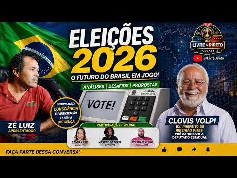 Clóvis Volpi, ex-prefeito de Ribeirão Pires e pré-candidato a Deputado Estadual.