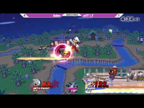 Canada Cup Gaming 2016 - Saber (MK) vs wTT Z (Mewtwo, Mario) - SSB4 Pools