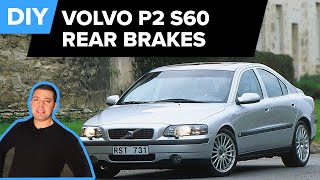 Volvo P2 S60 Rear Brake Pad Rotor Replacement (S60, S80, XC70, V70)