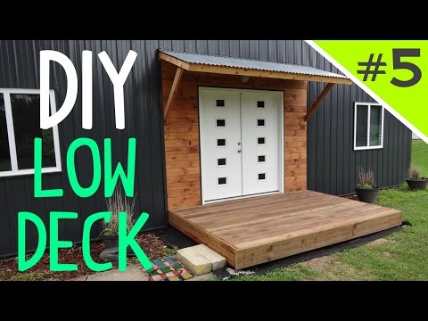 How to Build a Ground Level Floating Deck - Part 5 of 5