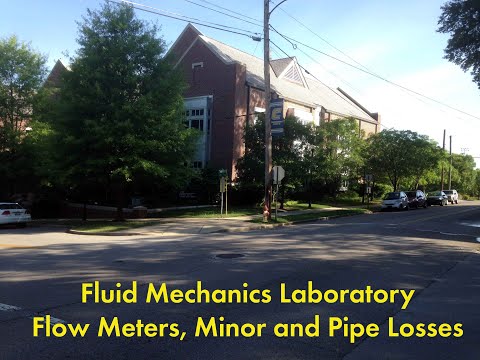 Flow Meters, Gate Valve and Pipe Losses (Moody Chart)
