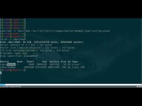 libvirt | qemu-nbd qcow формат преобразование в блочное устройство