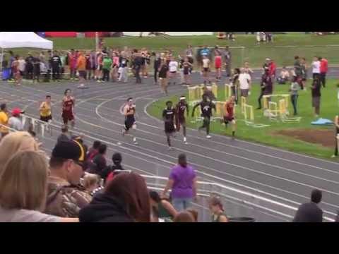 AA South Qualifiers Heat 4 of the Boys 100 (Andre Bolton-Monessen)