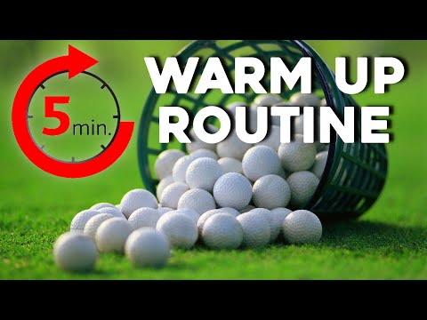 How to warm up before PLAYING GOLF | 5 minute session