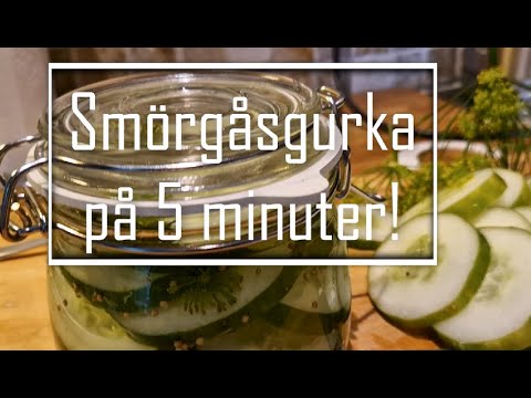Smörgåsgurka på 5 minuter