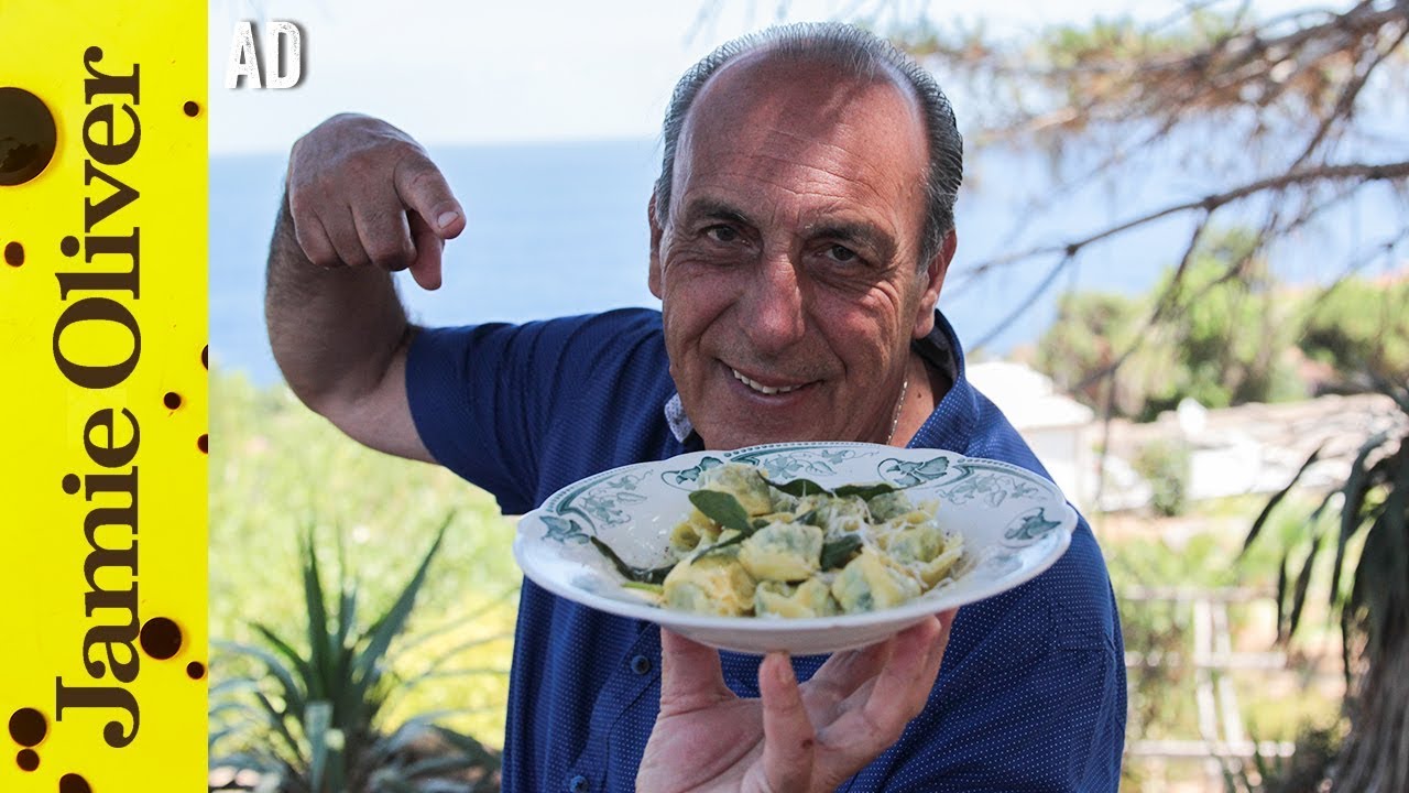 Cappellacci with sage & butter sauce: Gennaro Contaldo