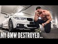 I WAS IN A CAR ACCIDENT WITH MY GIRLFRIEND *BMW CRASH*...