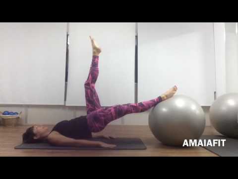 PILATES CON FITBALL (SECUENCIA)