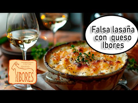 Falsa lasaña con Queso Ibores