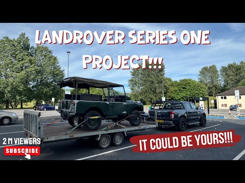 Collecting the latest project, a 1955b Landrover series one!!!