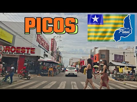 FUI ao incrivel CENTRO COMERCIAL de Picos Piauí e fiquei IMPRESSIONADO