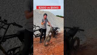 $2500 eBike vs $5000 Electric Dirt Bike!