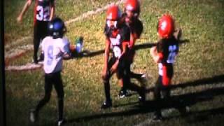 preview picture of video 'Avalon Wolves #9  Yusef, II  RB ShortFuse  Tiny Mites Azalea Park Highlights'