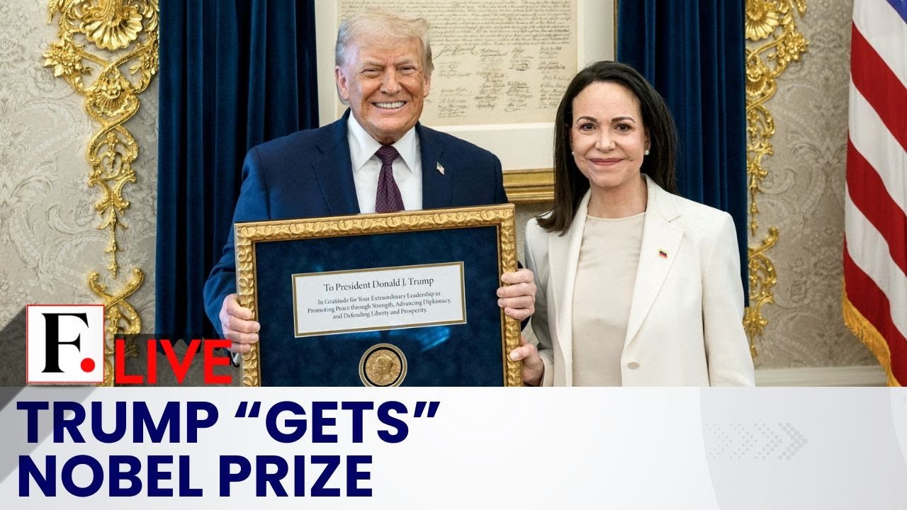 LIVE: Trump Confirms Nobel Presented By Machado Amid Rule Violation Concerns | Firstpost Live | N18G