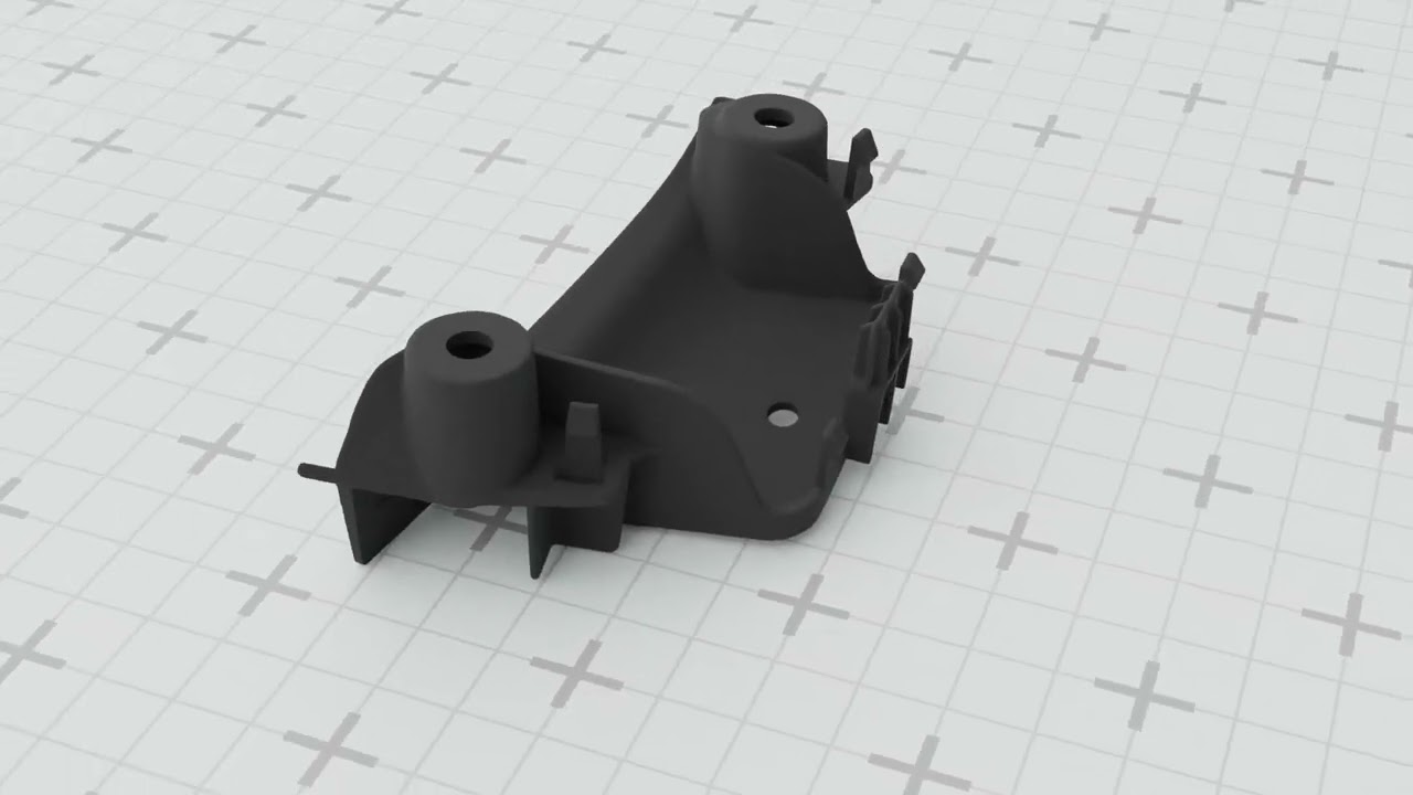 PEUGEOT 107 CITROEN C1 Toyota AYGO Door Handle Brackets Left-Right 3D Print Model