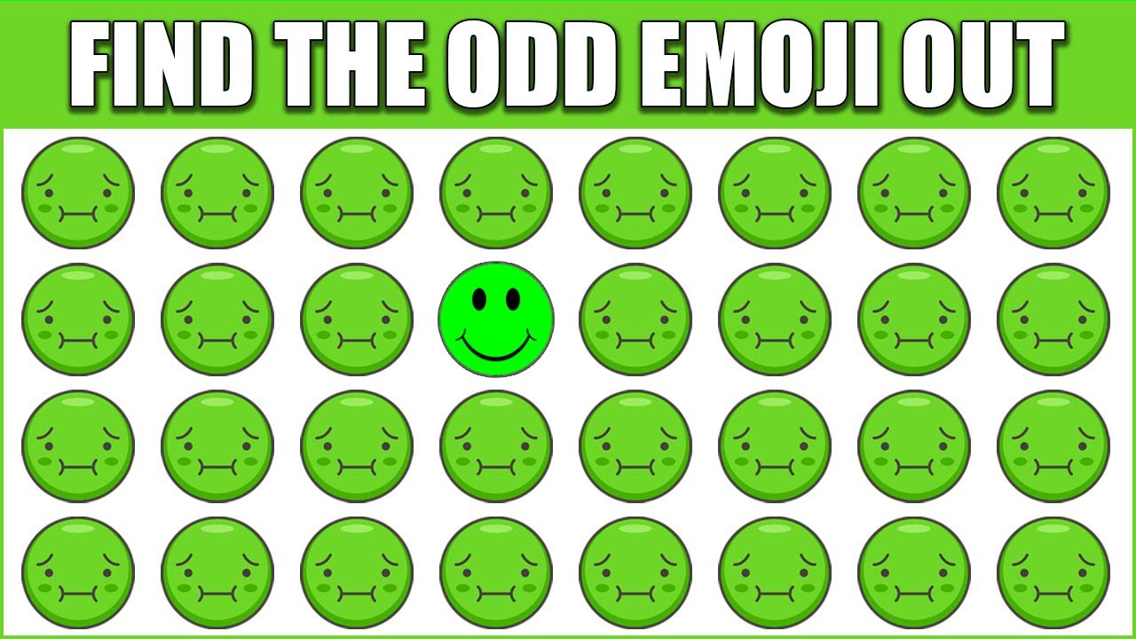 HOW GOOD ARE YOUR EYES #148 l Find The Odd Emoji Out l Emoji Puzzle Quiz