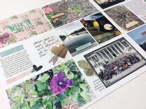 Photoshop Tutorial | Project Life 2017 Week 14