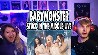 IS THE LIVE BETTER? | BABYMONSTER - Stuck In The Middle SPECIAL STAGE (REACTION!)