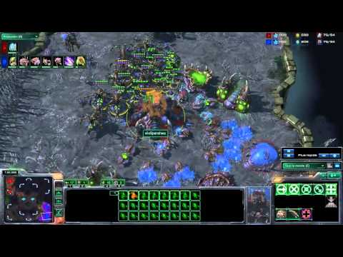 (SR #5) Cruncher vs Spanshwa - PvZ - Starcraft 2 Replay [FR]