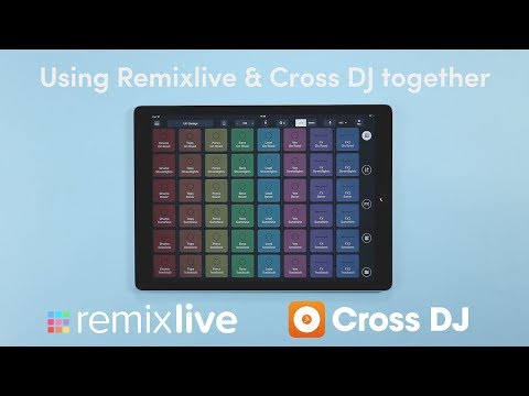 How to use Remixlive & Cross DJ together | iOS 11 Tutorial