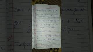 importance question numerical method formulas (5 sem exam)2022