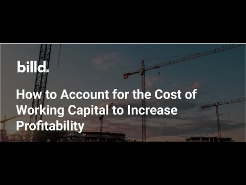Increase profit margins by accounting for the cost of working capital​