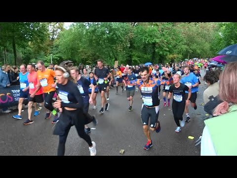 Amsterdam Marathon 2023: Doorkomst Vondelpark
