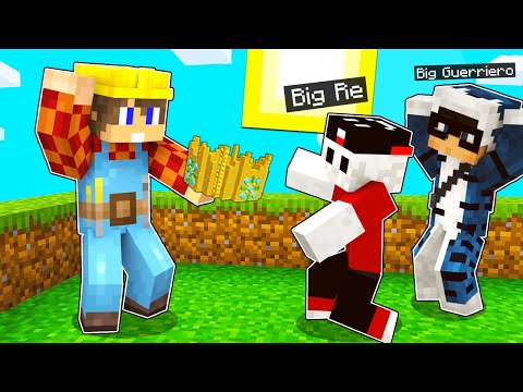 I WEAR THE BIG KING'S CROWN IN BIG VANILLA IN MINECRAFT!!