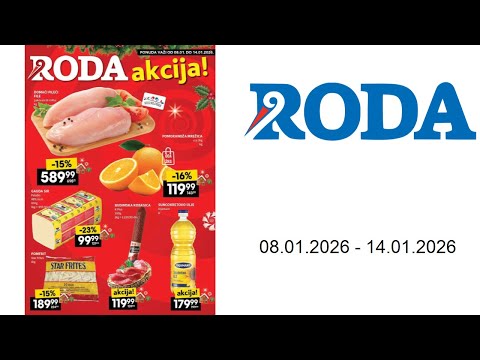 Roda katalog - Nedeljni katalog - 08.01.-14.01.2026