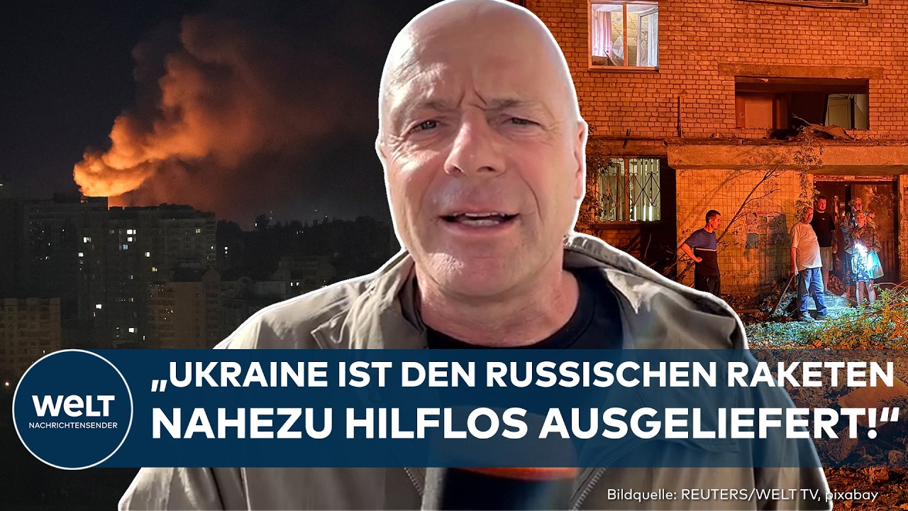 RAKETEN-TERROR AUF KIEW: Luftalarm! „Die Ukraine ist nahezu hilflos ausgeliefert!“