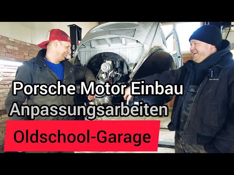 [VW Käfer] mit Porsche Motor -  Anpassungsarbeiten beim Einbau 356 Motor im Käfer