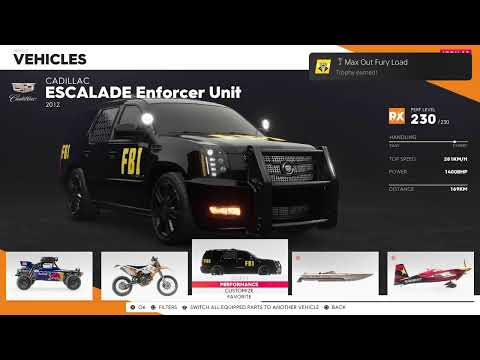 The Crew 2 Cadillac Escalade Police Car