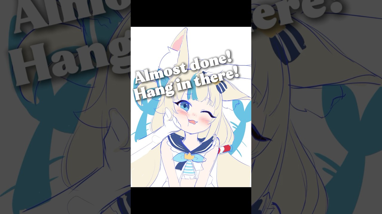 【Sameko Saba🐟-Fanart Maiking- 】  #vtuber #shorts