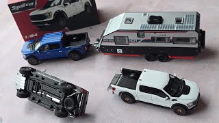 Smallcar Ford F150 Raptor. 1/64 Diecast Car model. Metal and Suspension. 