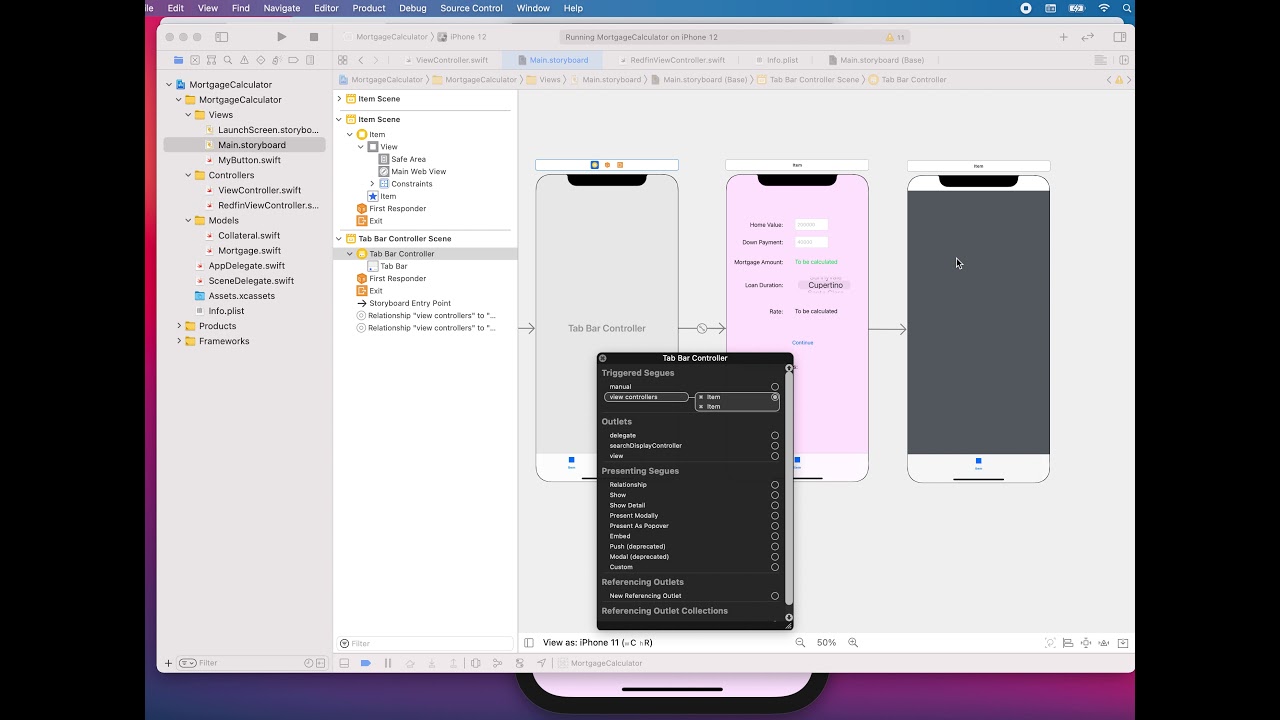 Flat Navigation Tabbar Controller