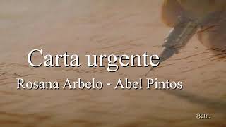 Carta urgente Letra-Rosana Arbelo-Abel Pintos