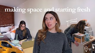entering a new routine (and making space in my apartment) ✨ starting the new year in nyc