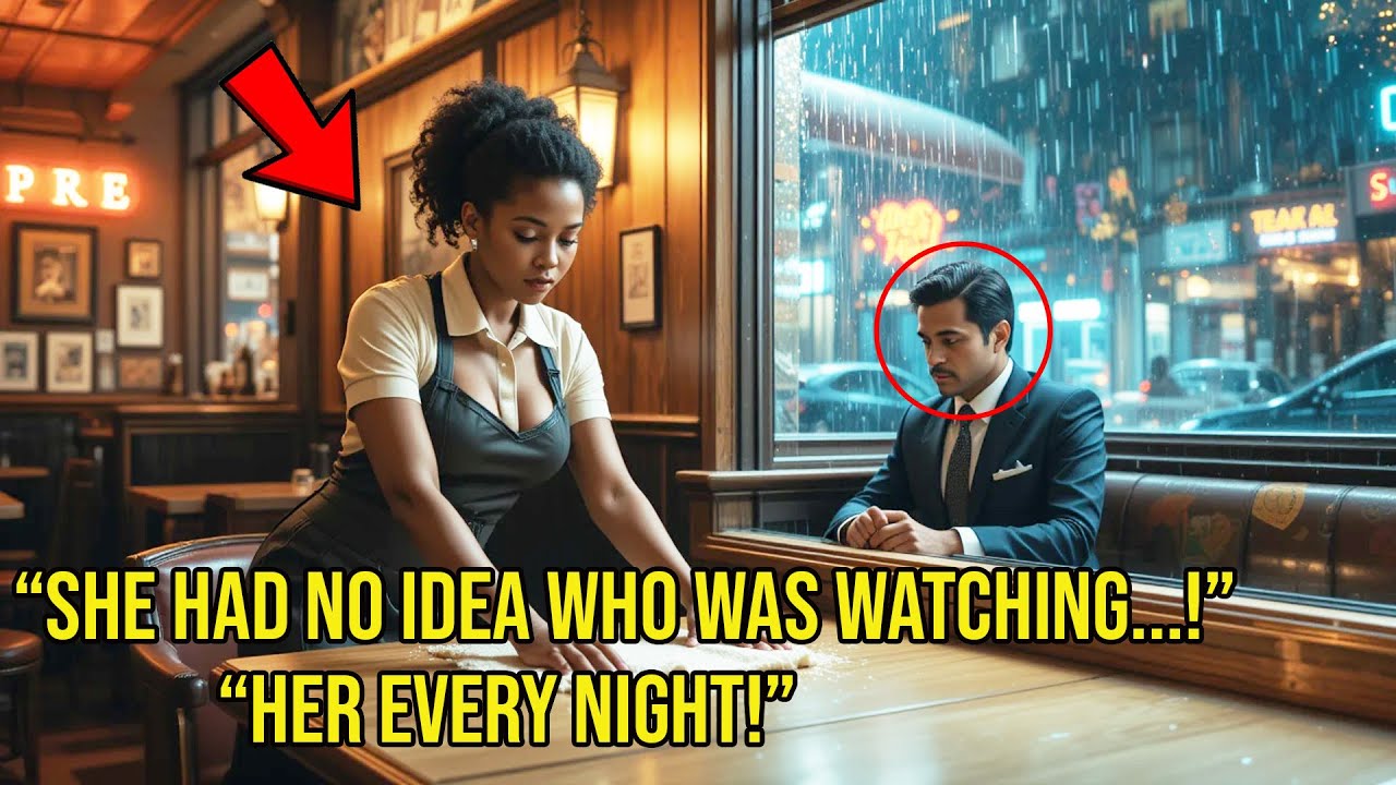 Billionaire Comes In Nightly Just to See Her—Black Waitress Doesn’t Know She’s His Forever