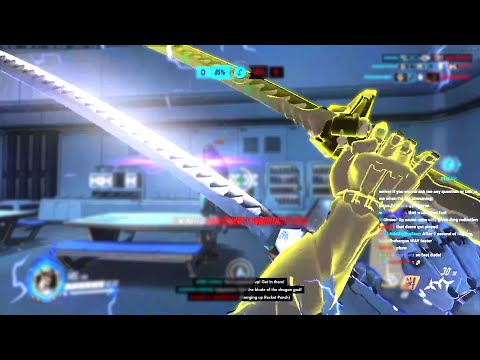 Necros OP Genji gameplay - POTG! [ Overwatch Season 32 Top 500 ]