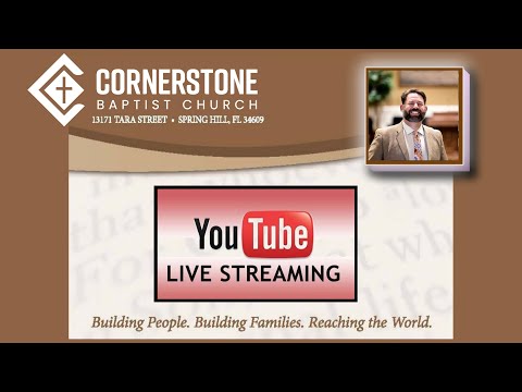 Sunday AM, Nov. 10, 2024, Cornerstone Baptist Church, Pastor R. Rossiter; Php 1:20-30