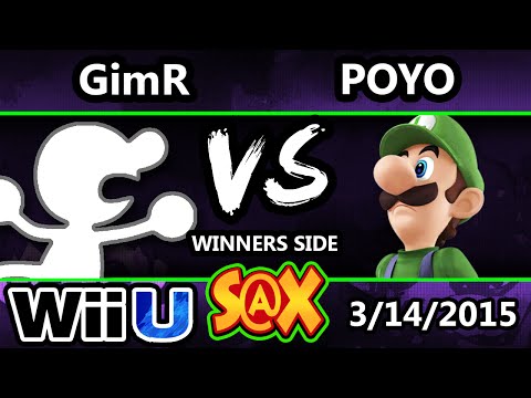 S@X Monthly - VGBC | GimR (G&W) Vs. Poyo (Luigi) SSB4  Bracket - Smash 4 - Smash Wii U