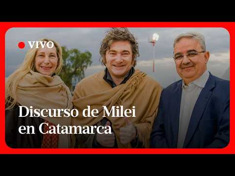 EN VIVO | Discurso del presidente Milei en la inauguración de una planta de litio en Catamarca