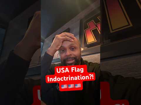 USA Indoctrination?? #pledgeofallegiance #usflag