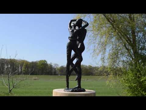 Liefdespaar in brons, te koop bij www.Tuin-Kunst.nl