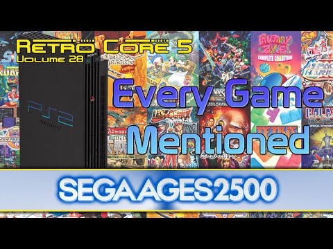 Retro Core 5 - Volume 28 - PS2 Sega Ages 2500 - 1080p 60fps