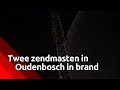 Brand bij twee zendmasten in Oudenbosch