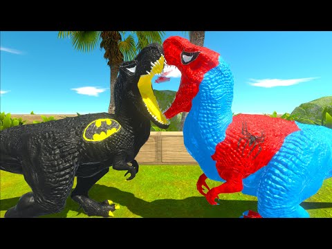 BATMAN T-REX DEATHRUN IN JUNGLE