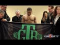 SHAWN PORTER MAKES WEIGHT IN DRAMATIC RE-WEIGH IN THAT FORCES HIM TO CUT HAIR!