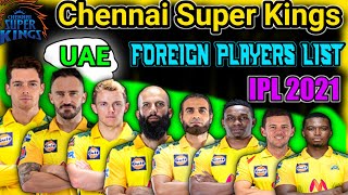 IPL 2021 | CSK New Foreign Players List | CSK 2021 | CSK News Tamil | IPL 2021 UAE